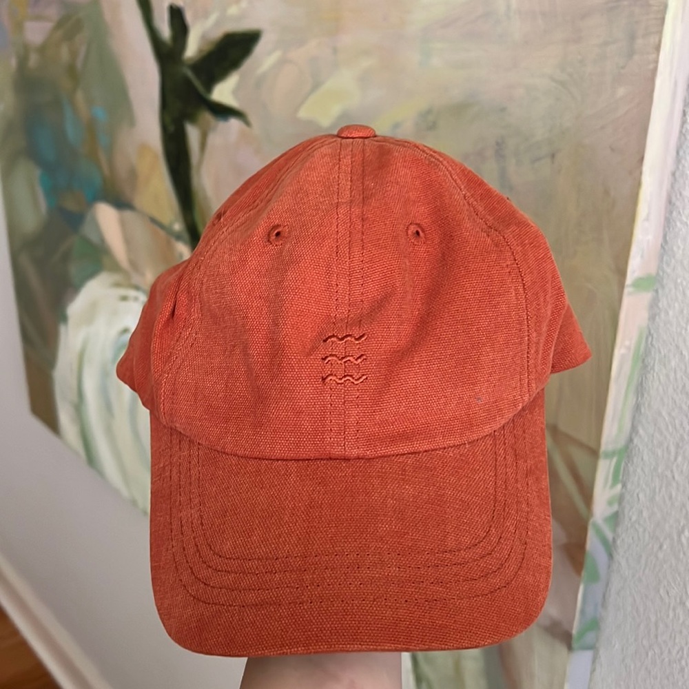 Free Fly Hat Orange Strapback Adjustable Fishing Outdoor Gorpcore Hiking Canvas